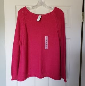 Pink lightweight sweater